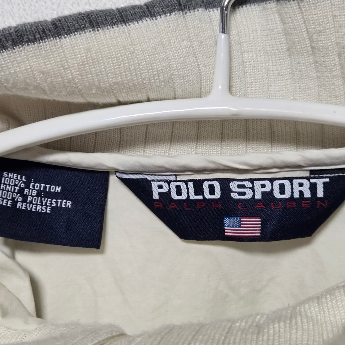 폴로스포츠 올드스쿨 반집업 웜업 / 남성 맨투맨/ 남성 웜업 상품이미지4