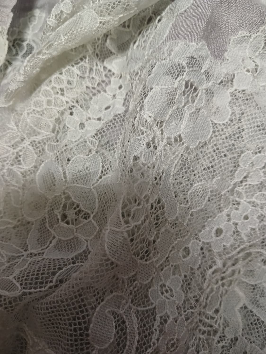 모리걸 그레이 레이스 스카프  상품이미지2