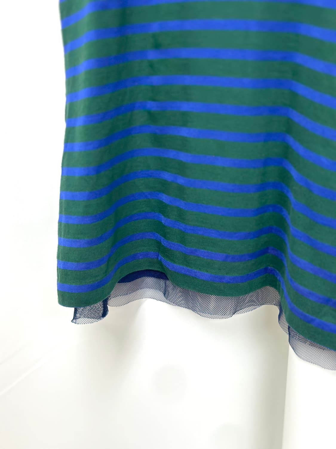 [sacai luck] mesh layered stripe t-shirt 상품이미지2