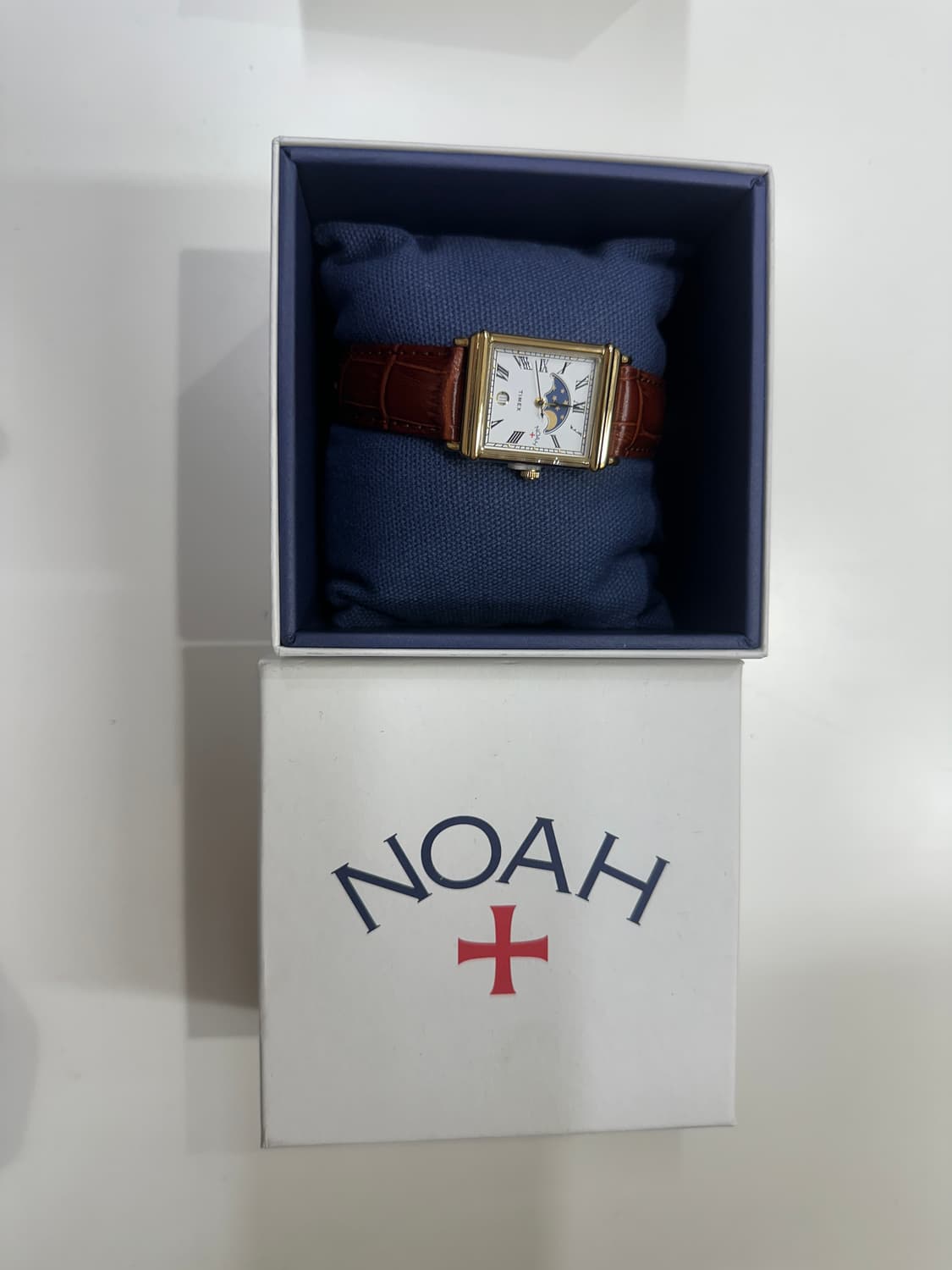 노아 타이맥스 썬앤문 워치 브라운 골드 상품이미지1