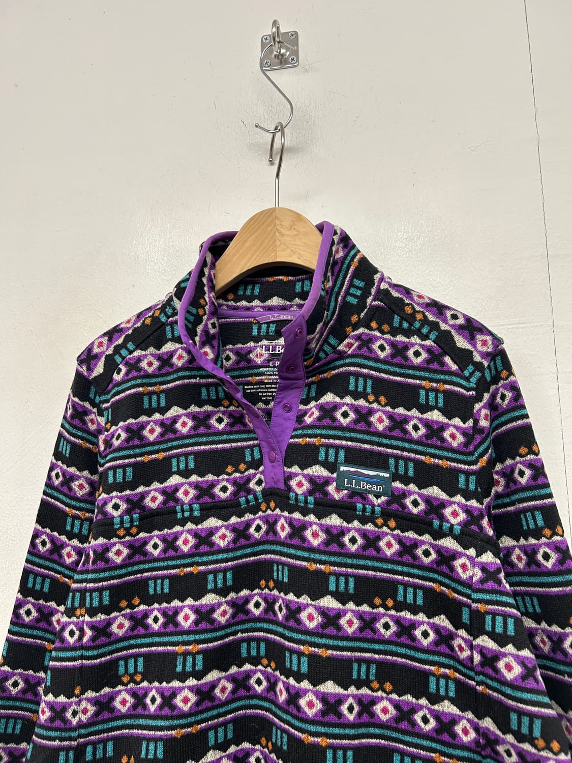 엘엘빈 에스닉 패턴 플리스 풀오버  상품이미지1