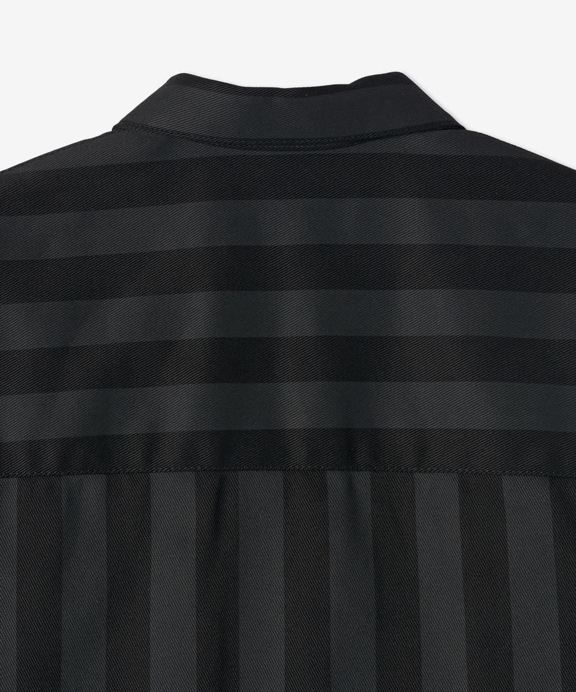 [L] SUNNEI 블랙 스트라이프 코튼 셔츠 자켓L 새상품 상품이미지6