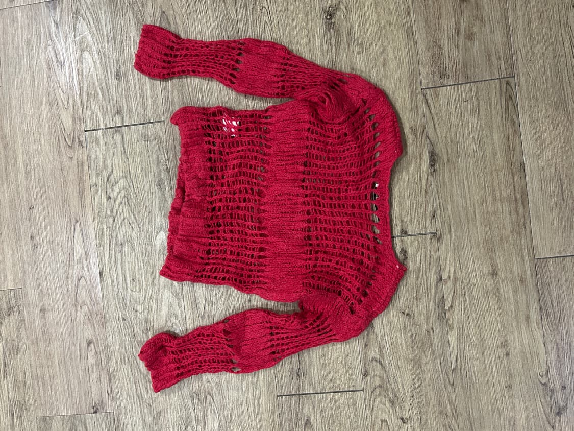 The Open Product Red Knit 오픈프로덕트 니트 팔아요 상품이미지3