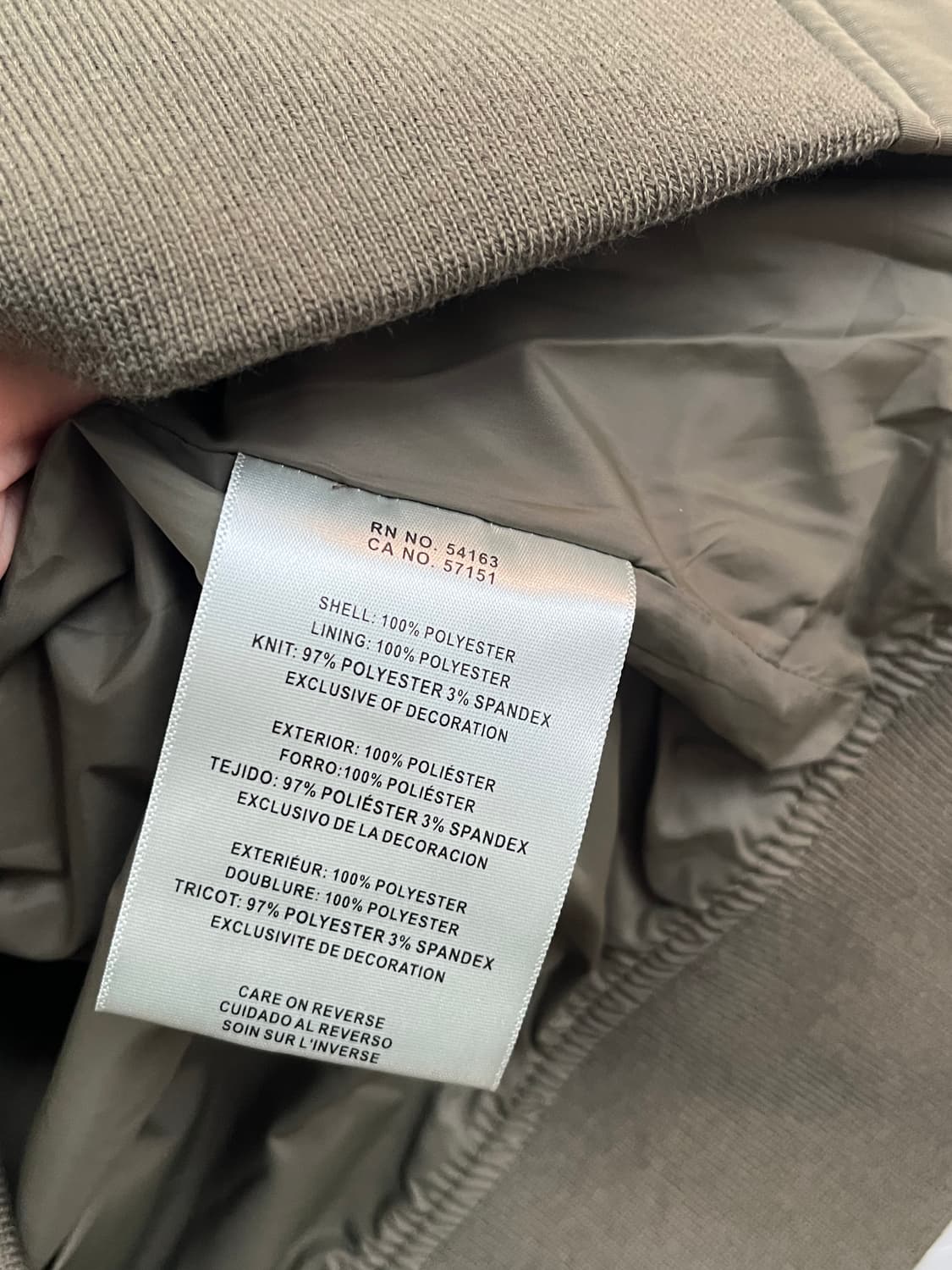 Levis 여성 카키 봄버자켓 L 상품이미지4
