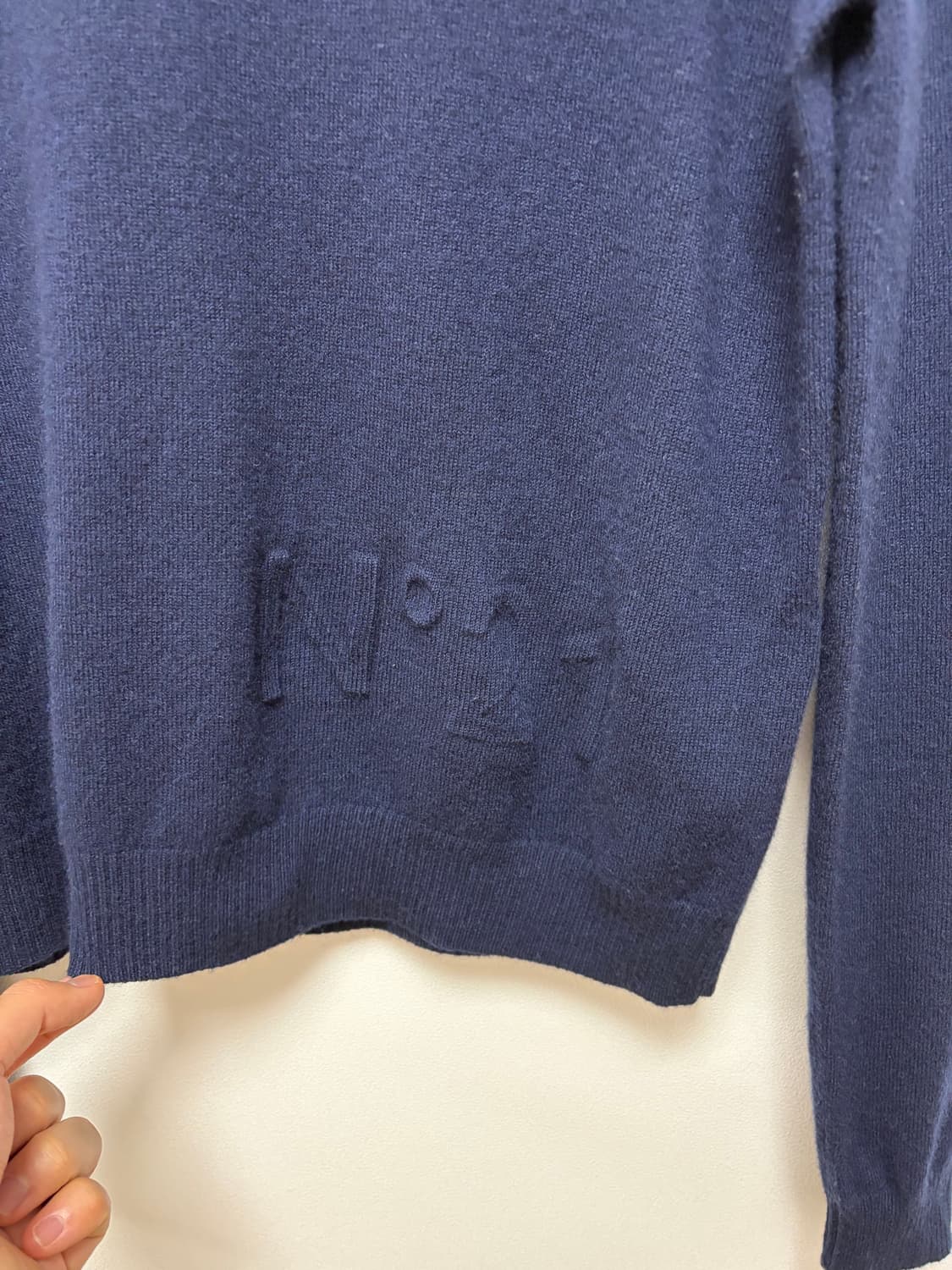 N21 넘버21 네이비 니트 상품이미지2