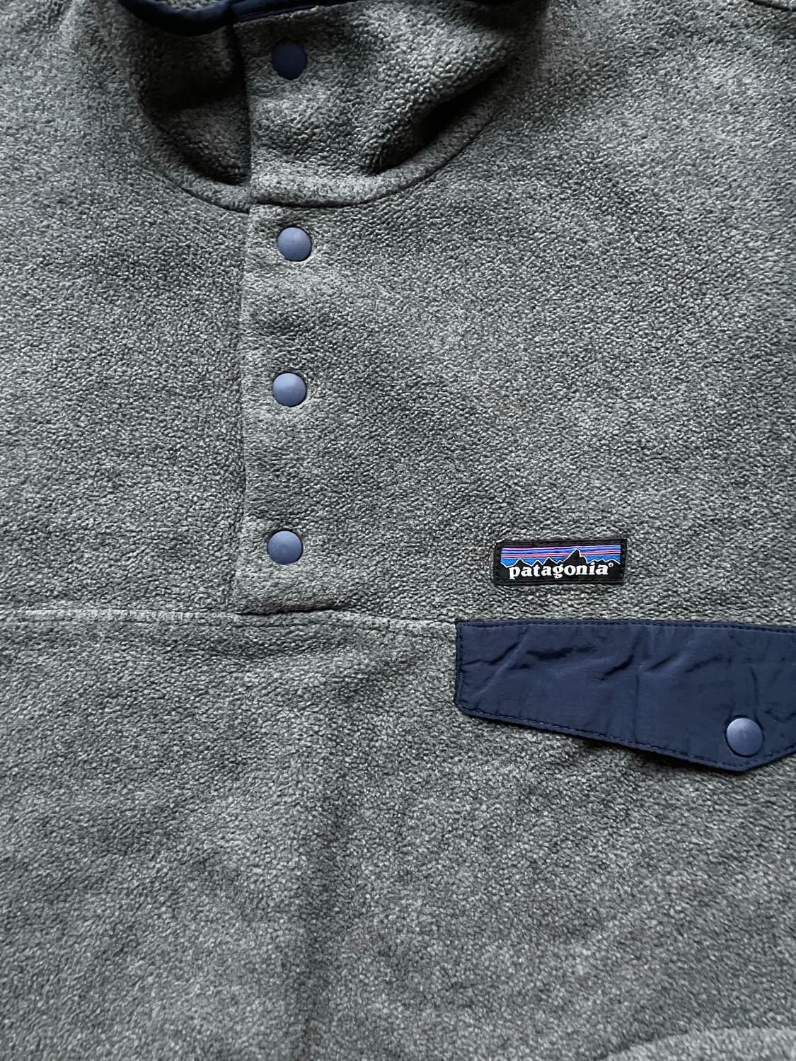 파타고니아 신칠라 니켈 네이비 그레이 플리스 patagonia 상품이미지5