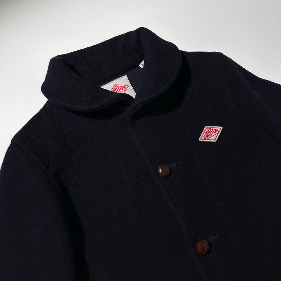 단톤 울 못사 코트 네이비 상품이미지3