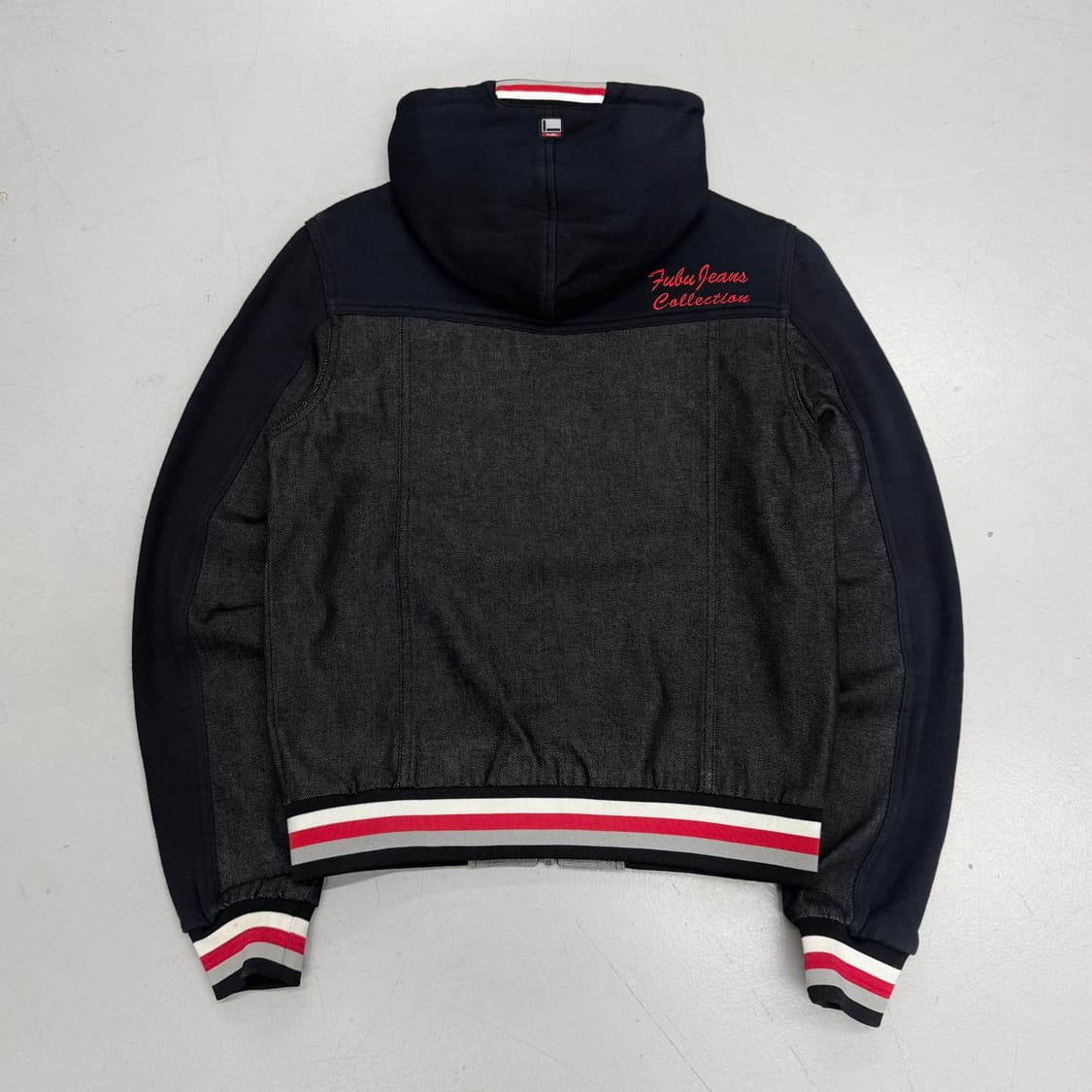 FUBU 후부 아치로고 데님 후드 자켓 상품이미지3