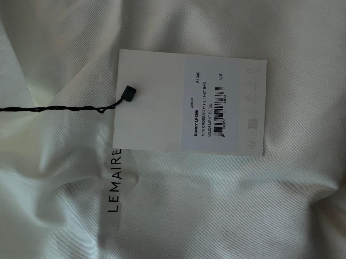 르메르 나일론 네트 미니 크로스바디 필트 네트백 블랙 상품이미지5
