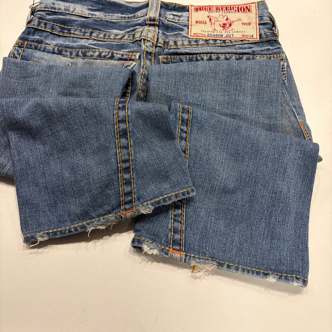 [28x34] 트루릴리젼 레인보우 조이 데님 팬츠 B837 상품이미지6