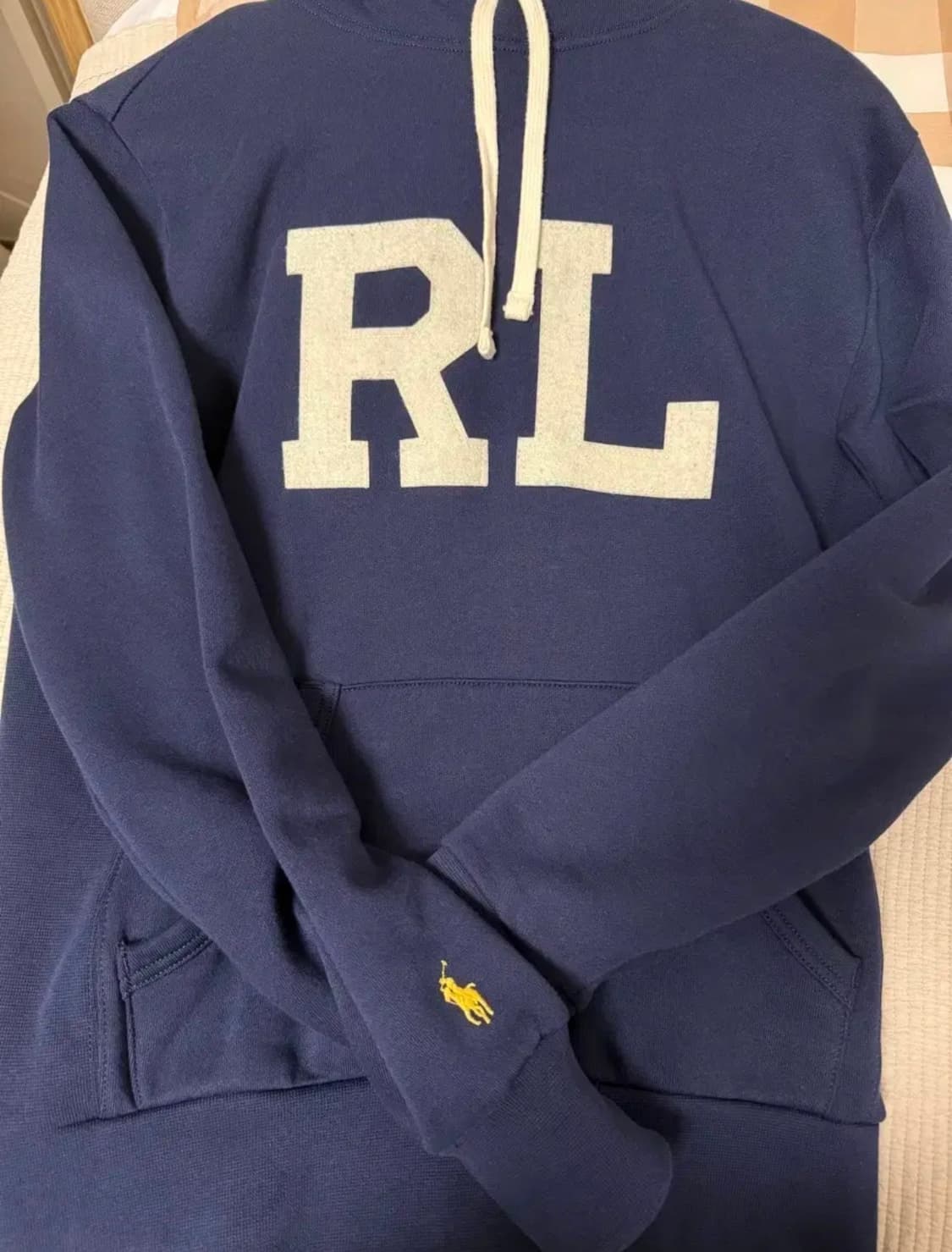 폴로 RL 아플리케 후드티 네이비 xs (90) 상품이미지2