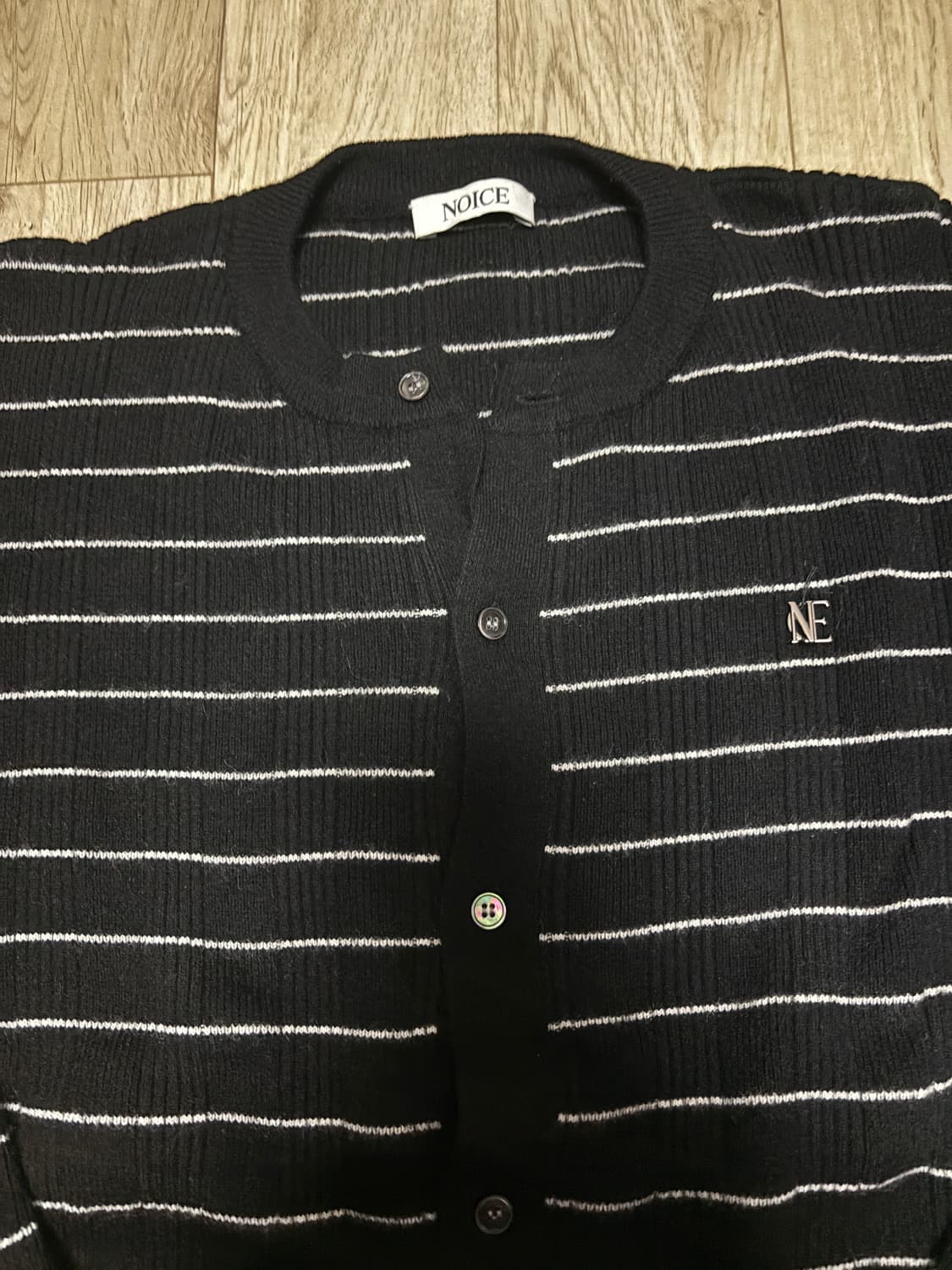 노이스 스트라이프 가디건 상품이미지2