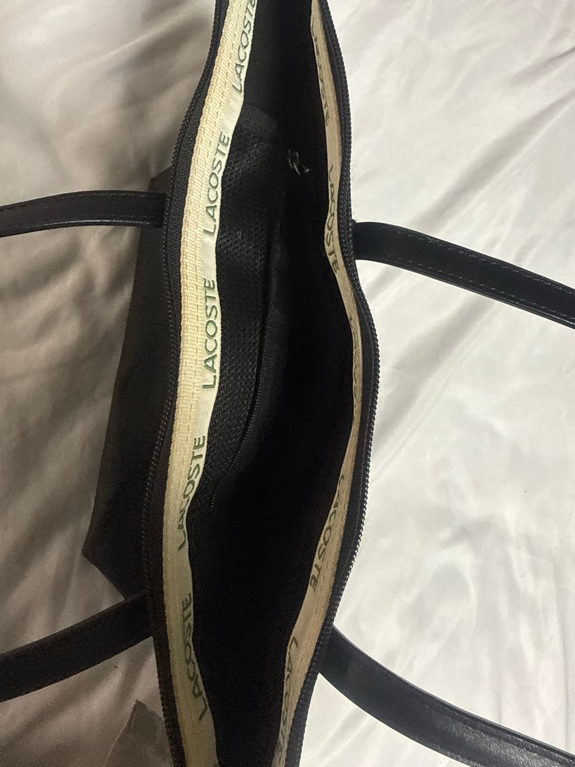 라코스테 블랙 토트백 🐊 상품이미지6