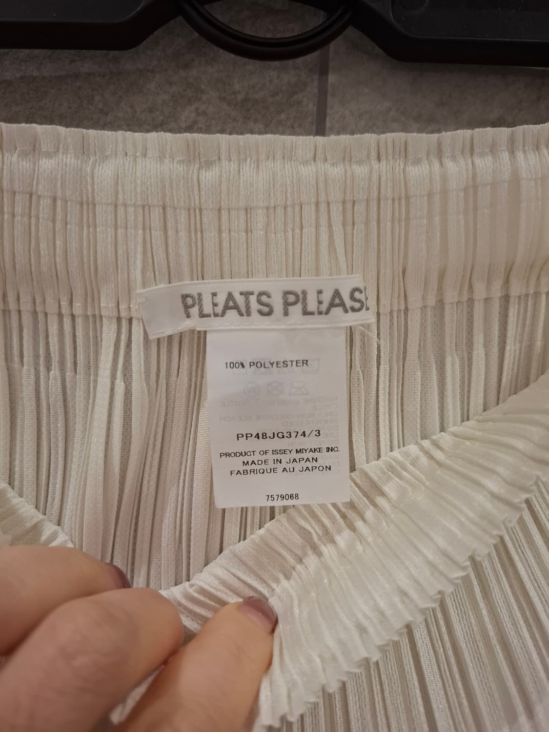 플리츠플리즈 24년 7월 시커보텀1 오프화이트 상품이미지2