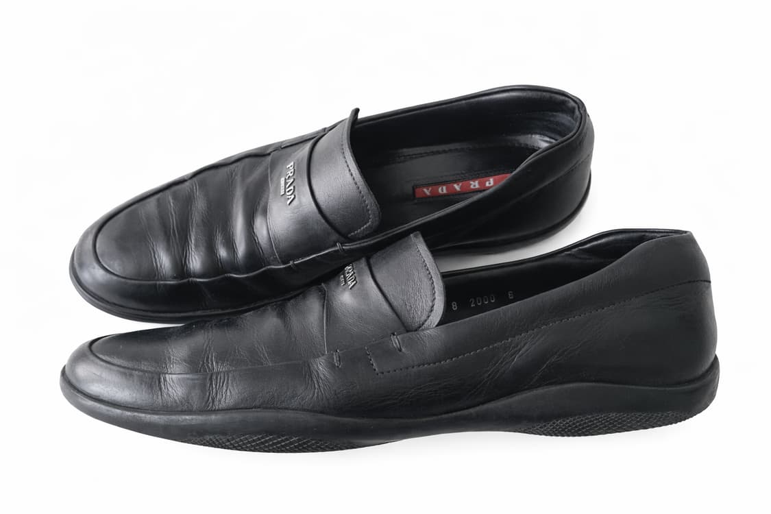 Prada Sports Black Leather Loafer UK8 상품이미지2
