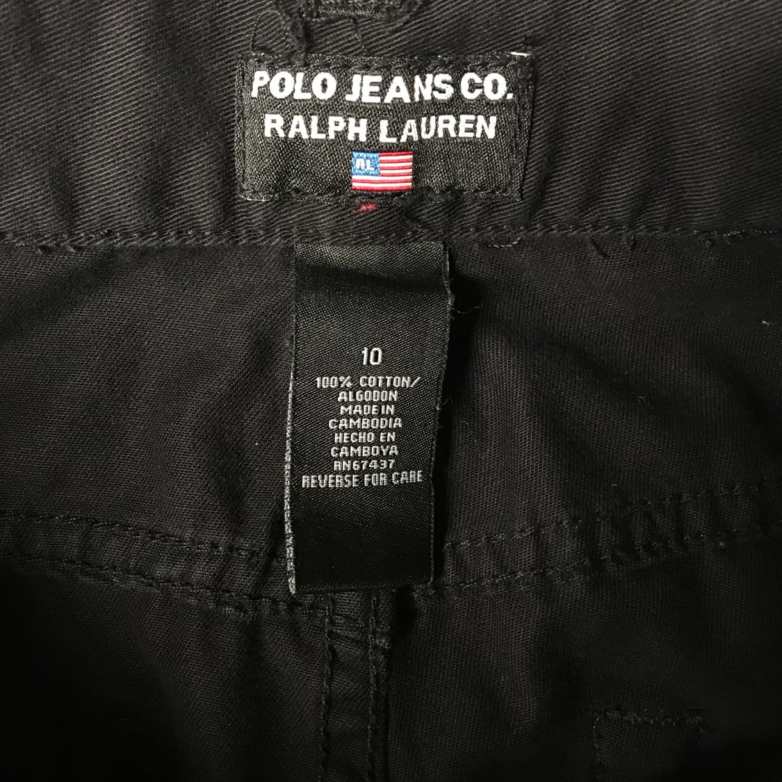 폴로 진스 코튼 팬츠 블랙 10 상품이미지6