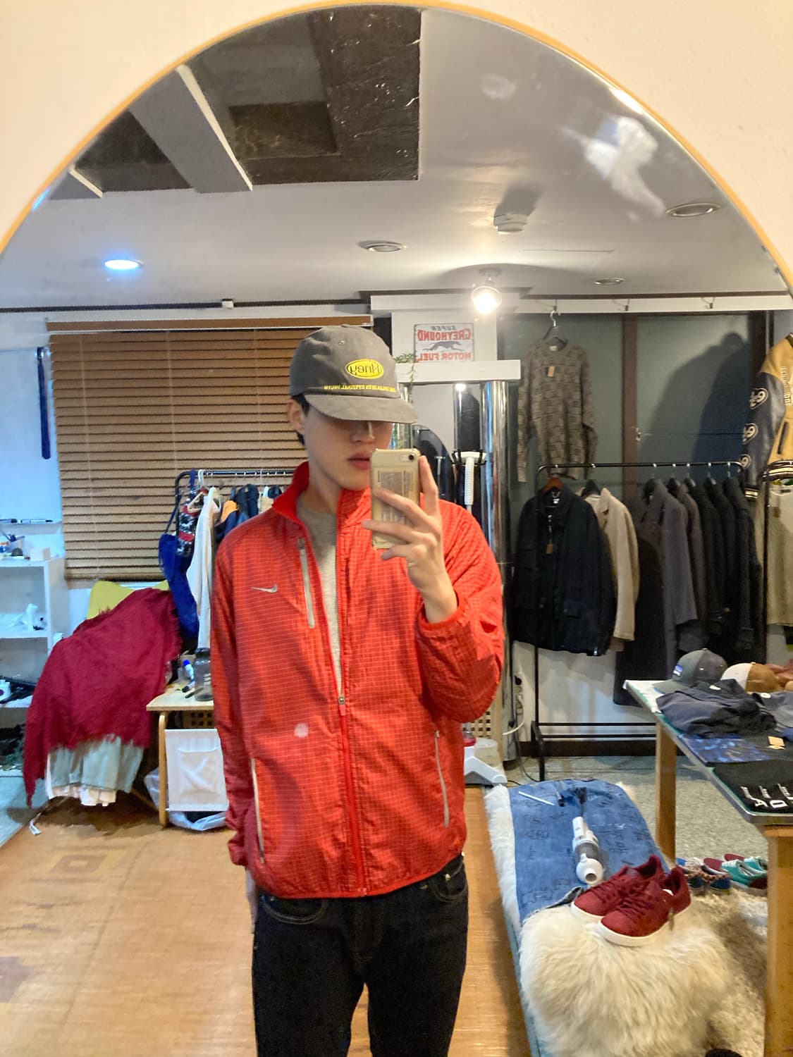 나이키 체크 바람막이 상품이미지6