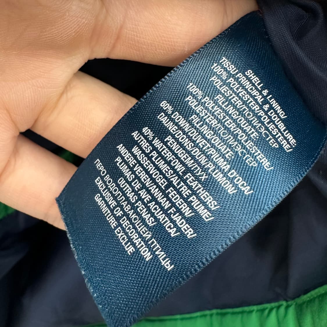 95 폴로 랄프로렌 남자 구스다운 패딩 상품이미지5