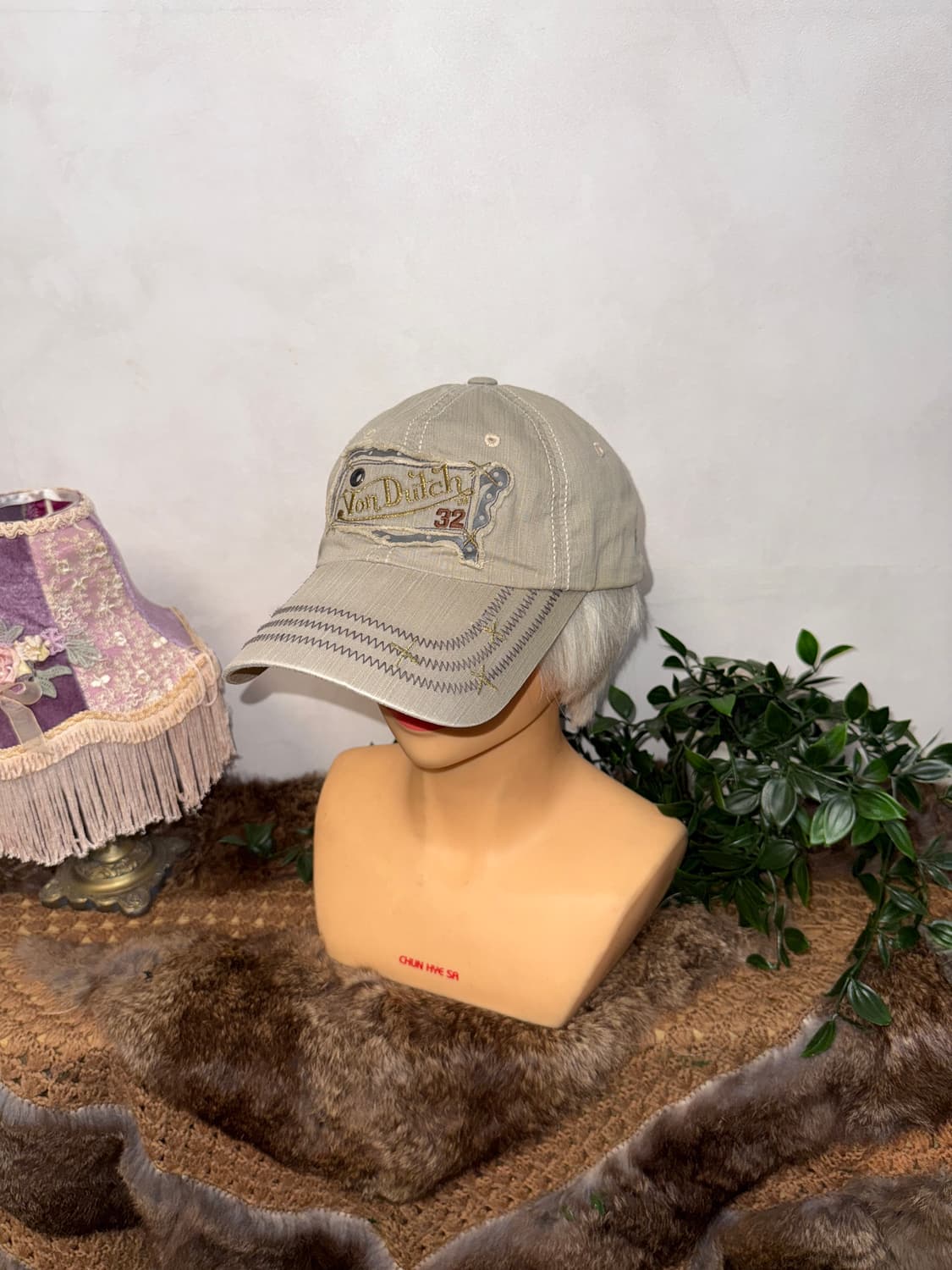 Von Dutch washing gray logo ball cap 상품이미지1