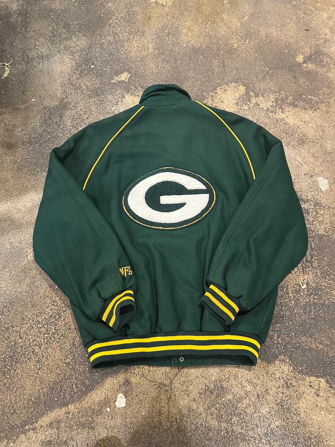 빈티지 00s NFL 그린베이 패커스 울 바시티 자켓 상품이미지2