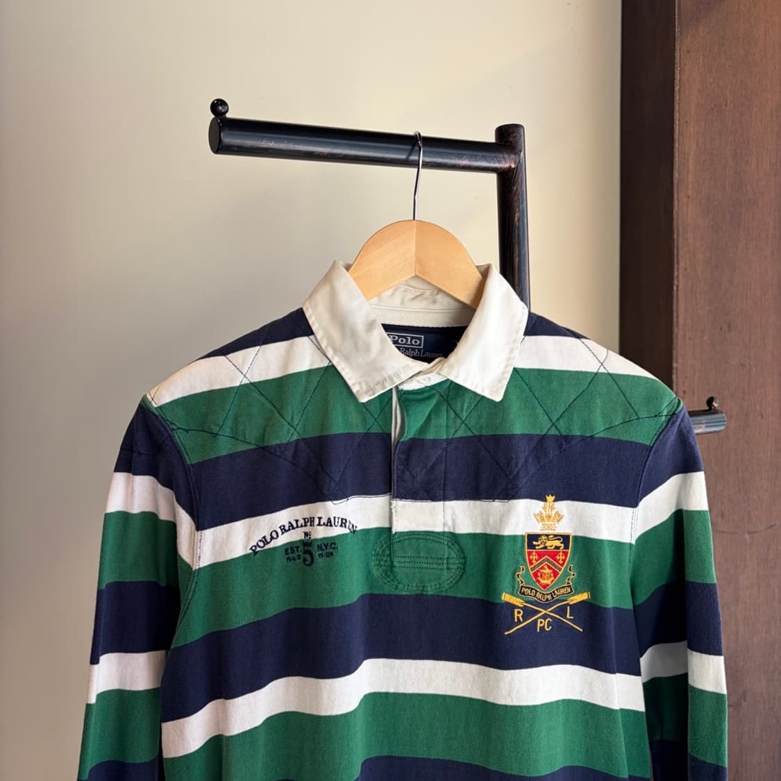 16096 - 폴로 랄프로렌 스트라이프 빅로고 럭비티 상품이미지1