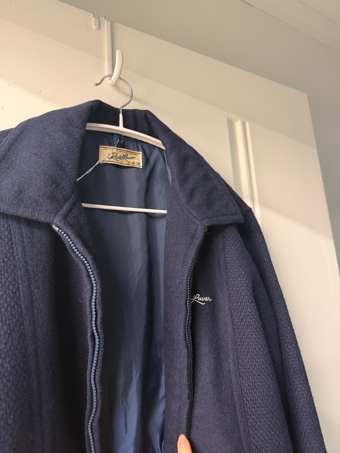 일본빈티지 네이비 집업자켓 상품이미지9