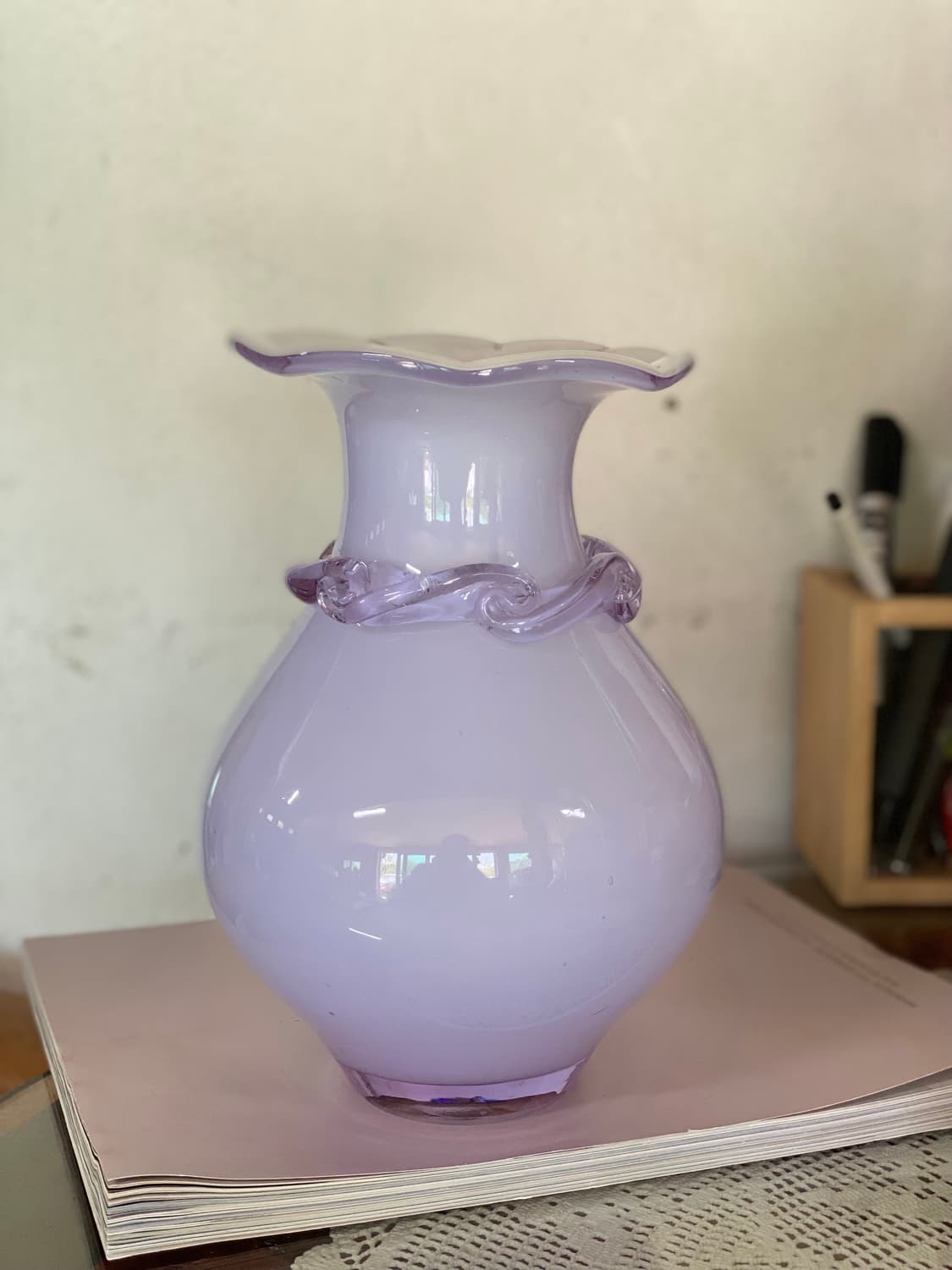 일본 kamei osaka 카메이 글라스 유리 화병 꽃병 상품이미지5