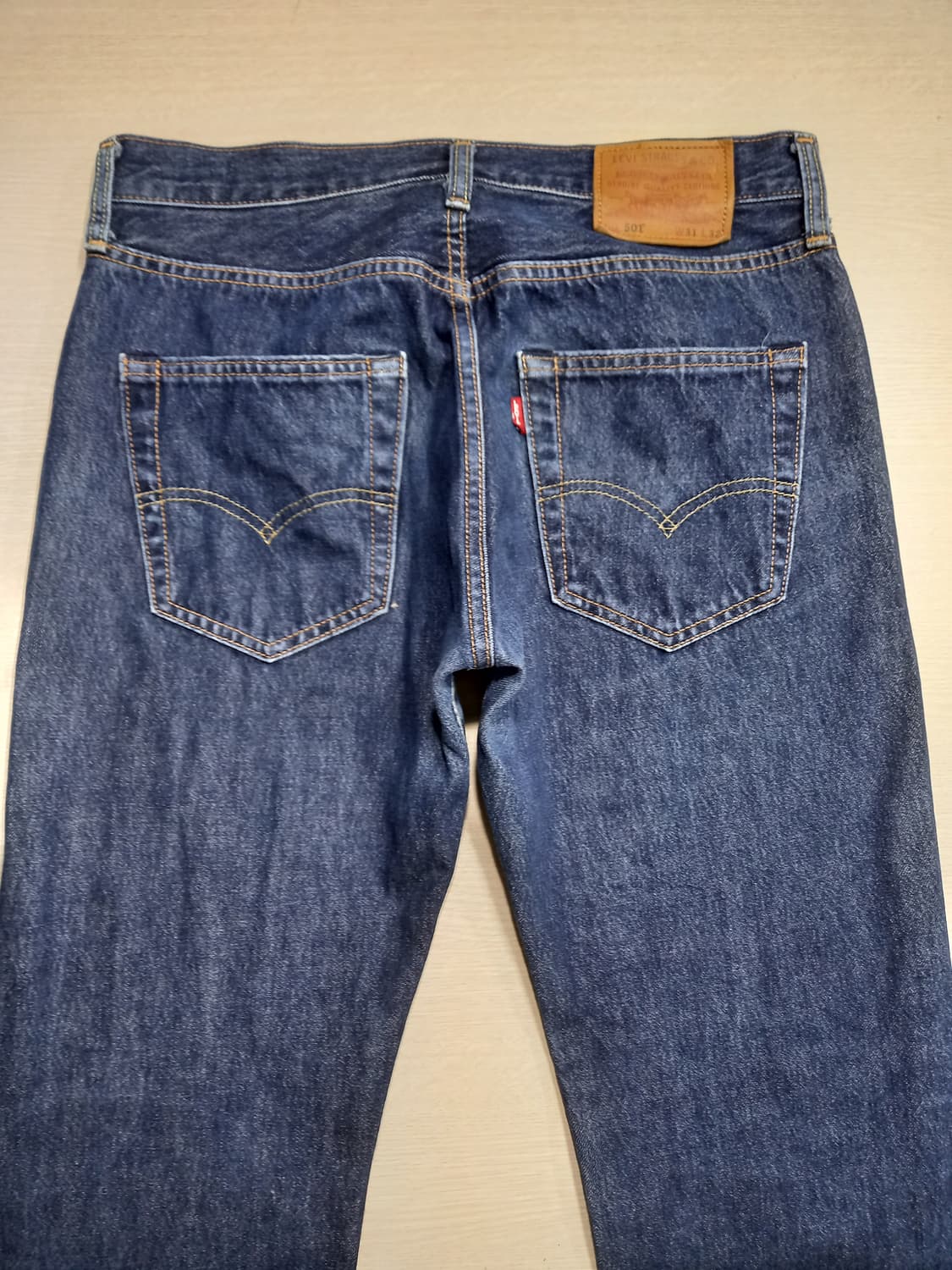 31 빅E 리바이스501 셀비지 스판 일자진 31-494 상품이미지4