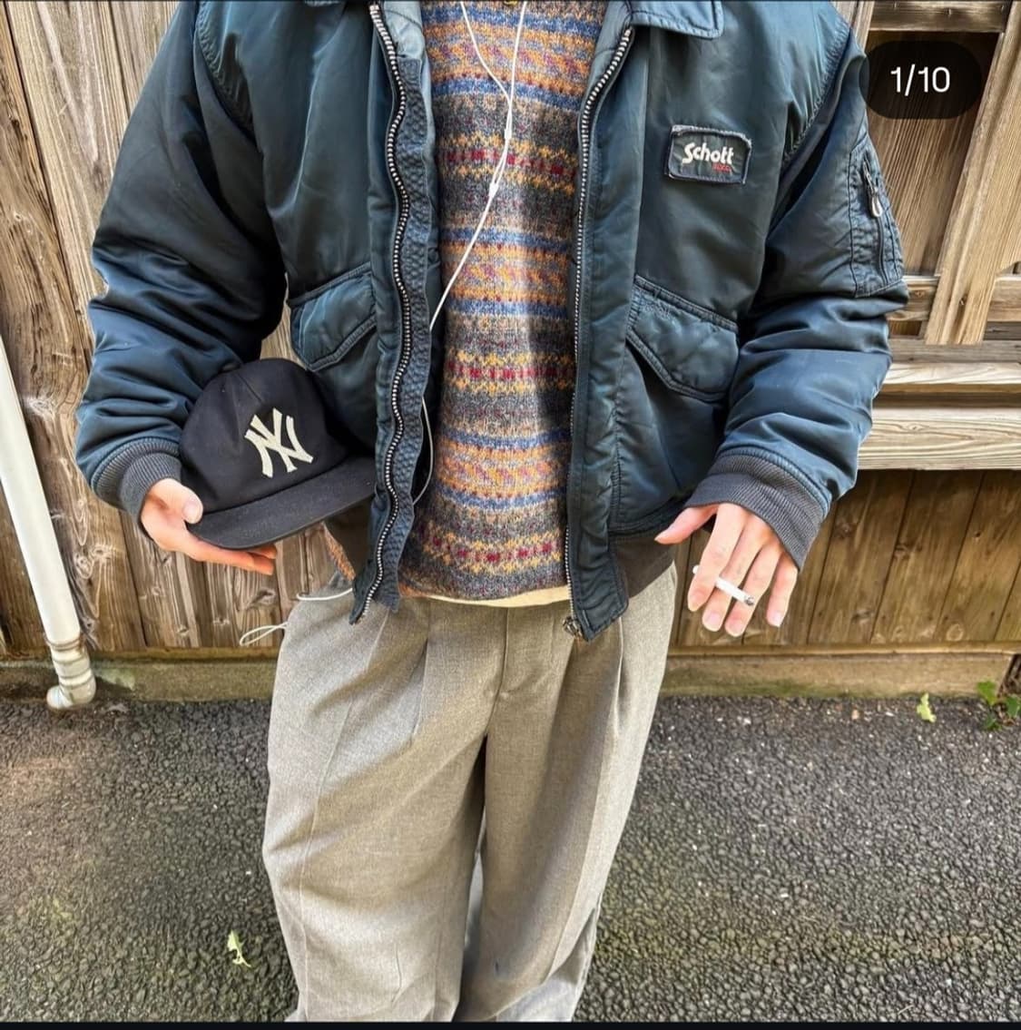 [XL]90s schott cwu r 상품이미지3