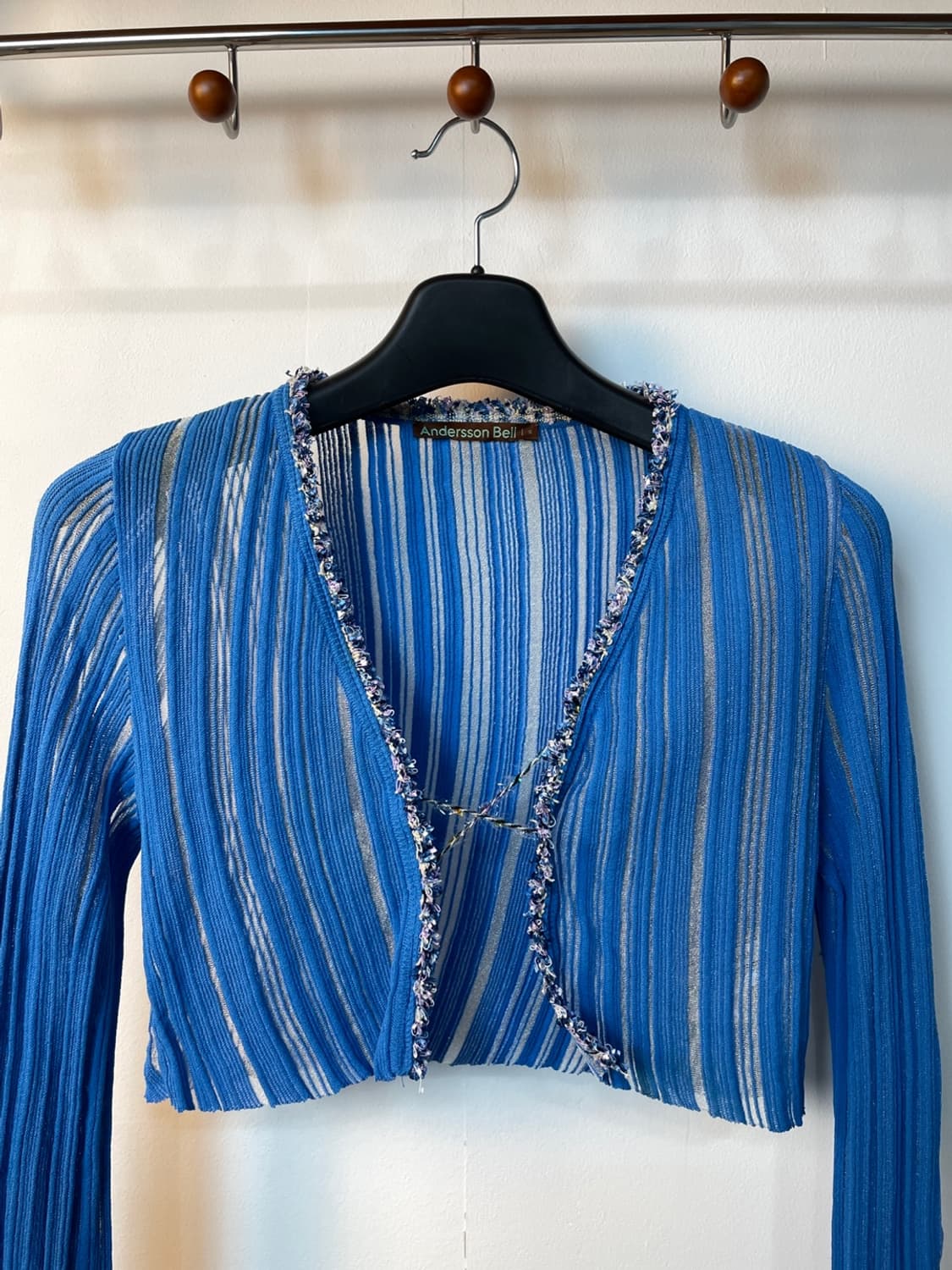 앤더슨 벨 알레나 클리어 스트라이프 가디건  상품이미지2