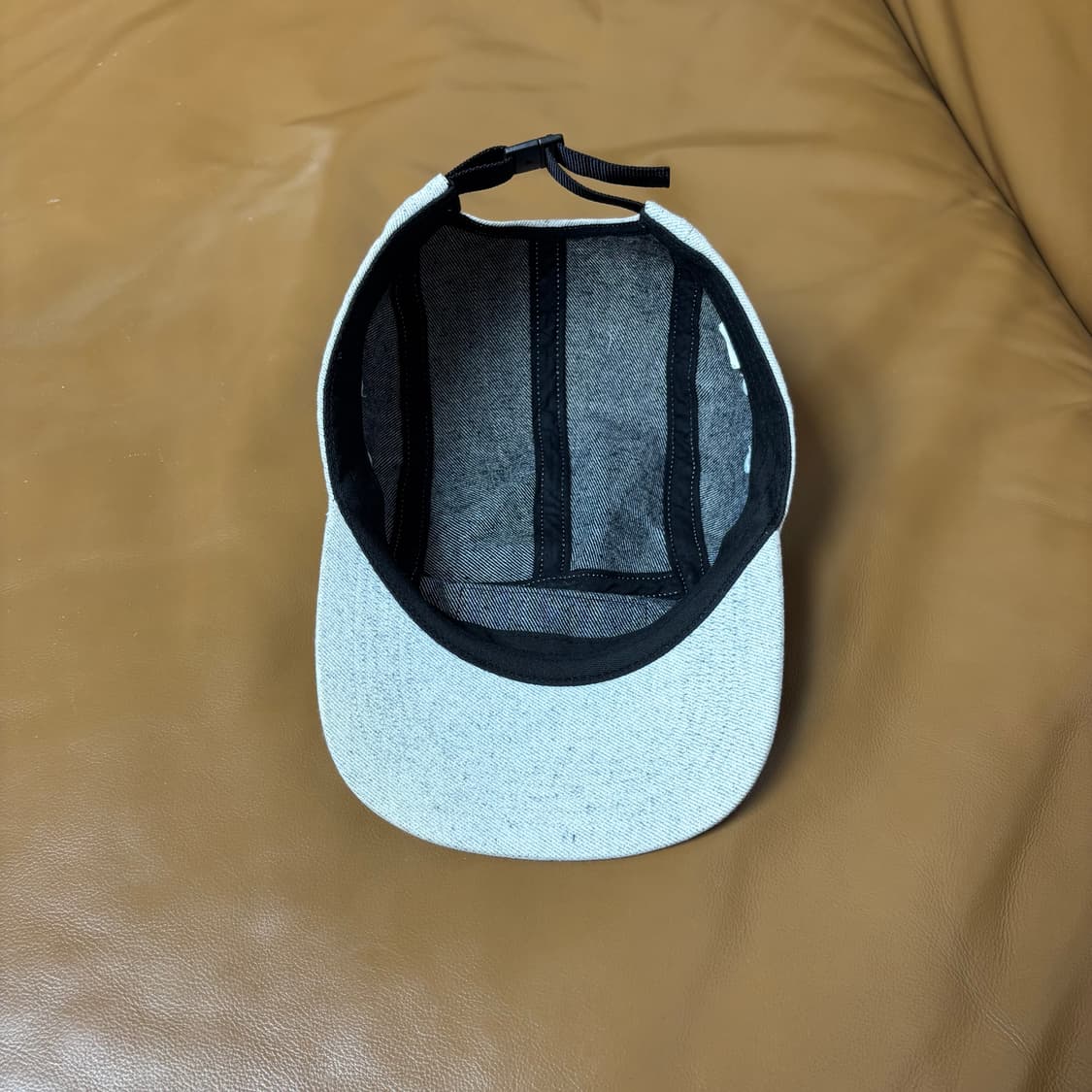 Supreme 슈프림 캠프캡 모자 Washed Denim Natural 상품이미지6