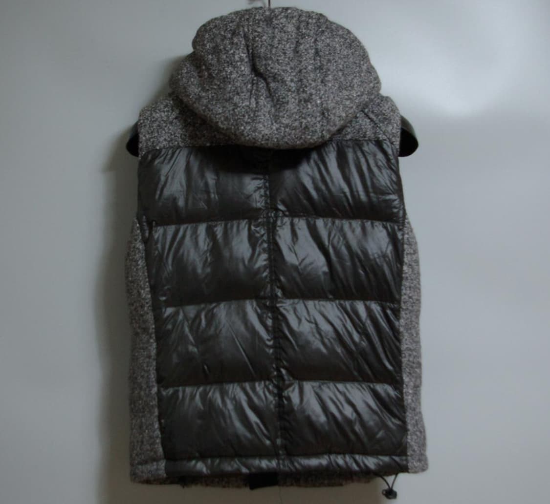 빠니깔레 모직+패딩 후드 집업 베스트 95 상품이미지3