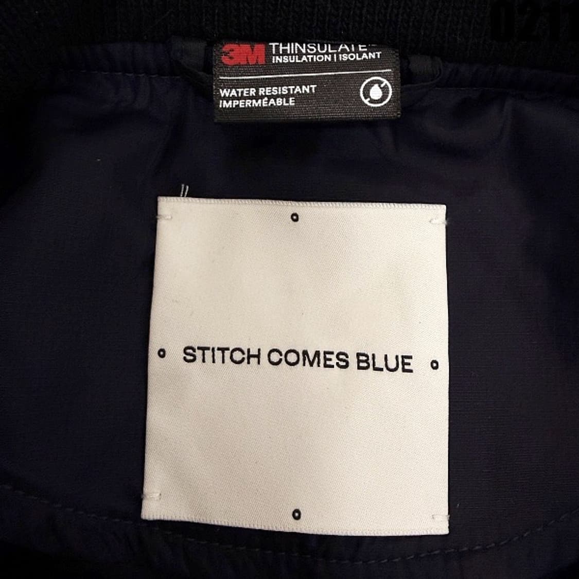 스티치컴즈블루 퀼팅 패딩 봄버 자켓 85 0211 상품이미지7