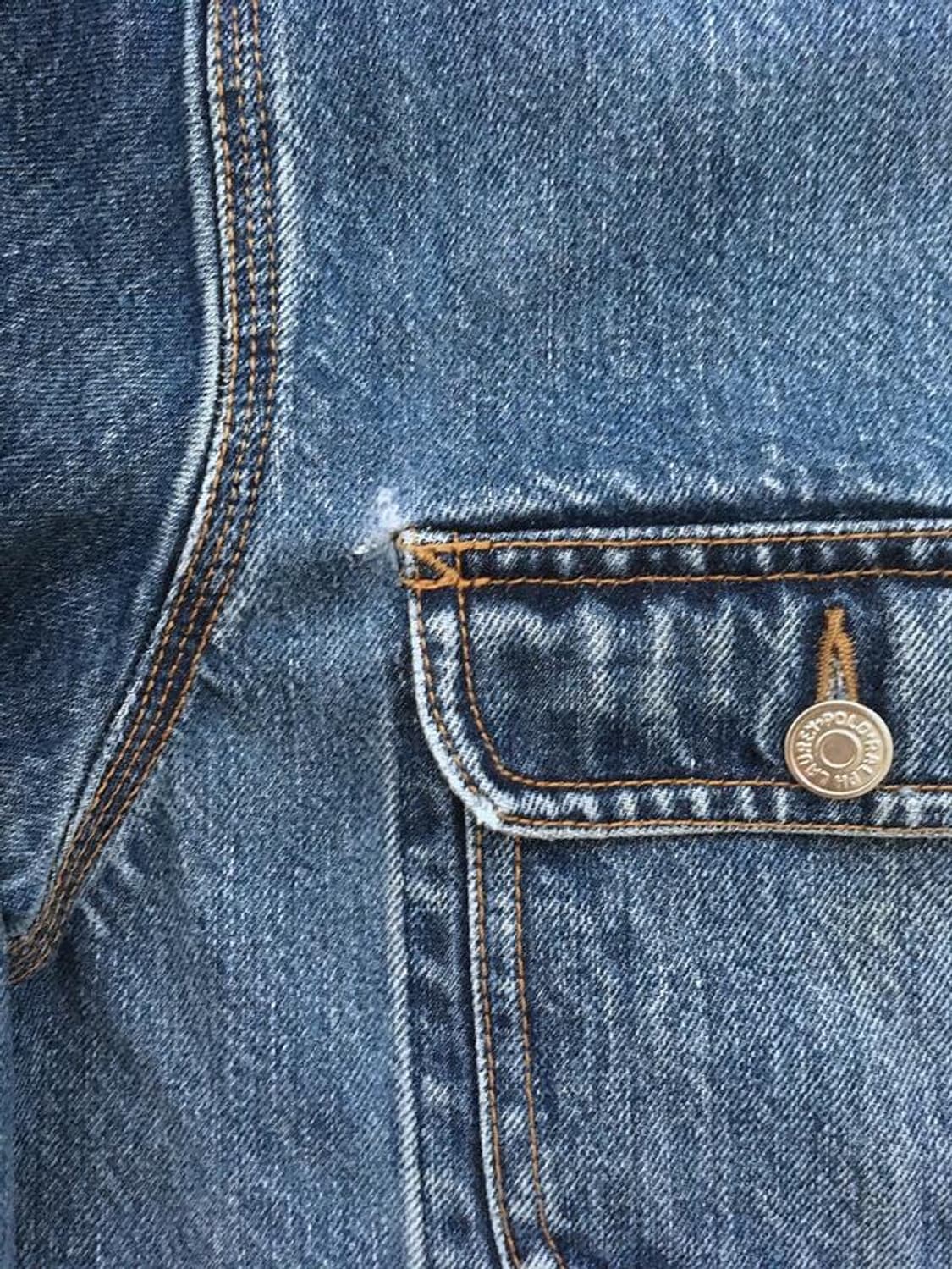 Original washed denim chore jackets 상품이미지5