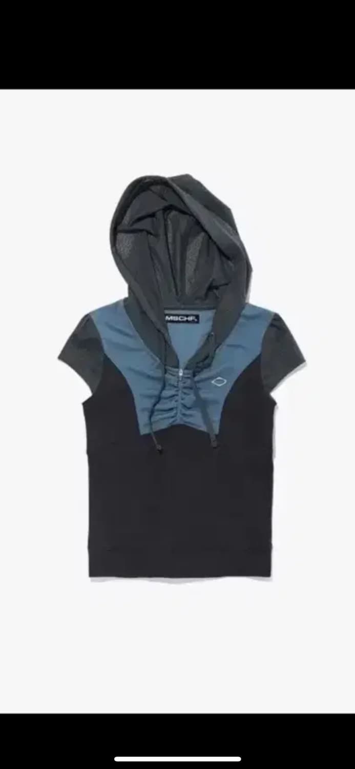 미스치프 후드 트랙 집업 블루그레이 상품이미지1