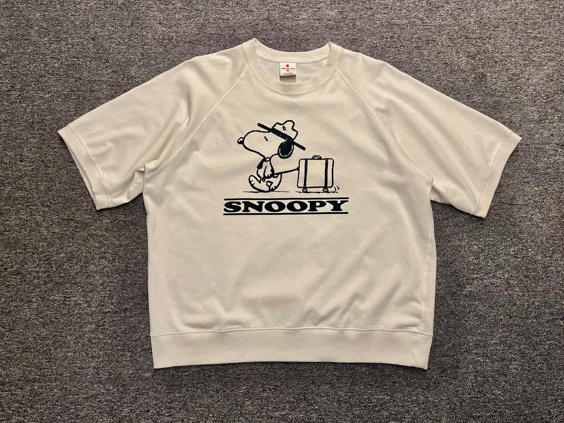 [105] PEANUTS 스누피 반팔 맨투맨  상품이미지1