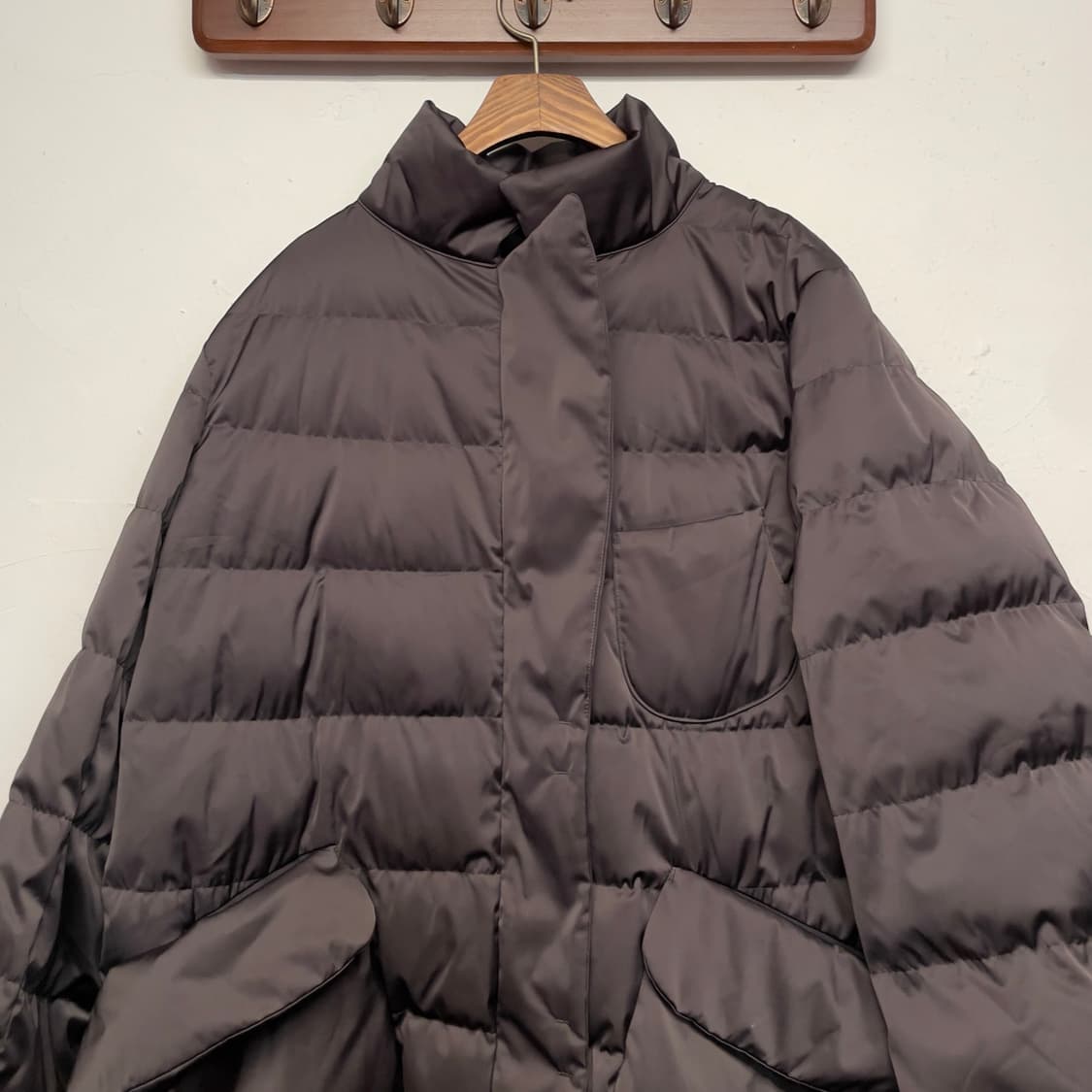 유니클로 X J+ (우먼) 덕 다운 브라운 패딩 자켓 상품이미지3
