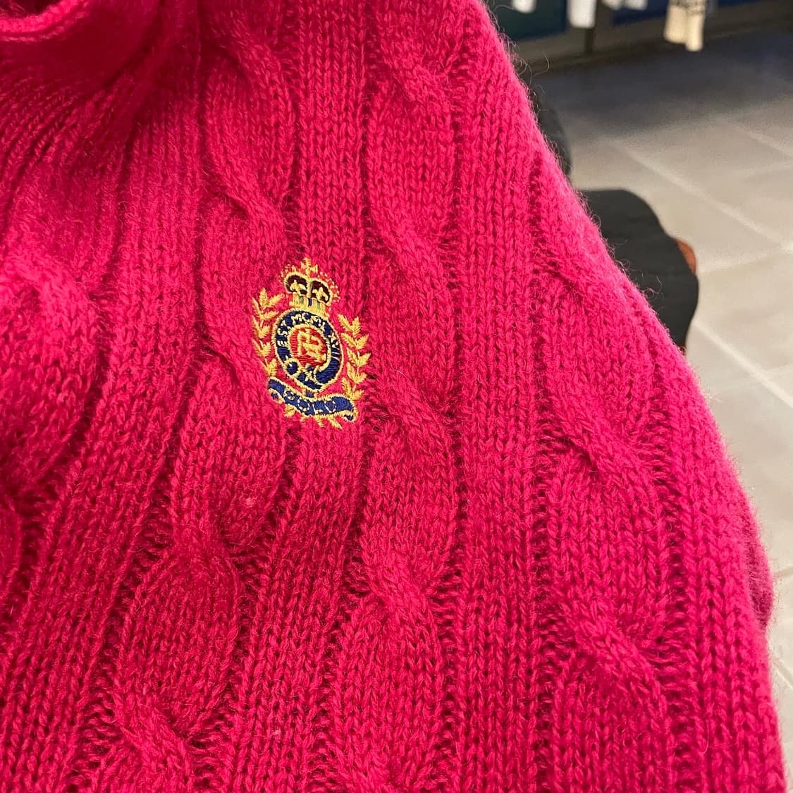 80s 폴로 울 가디건 상품이미지3