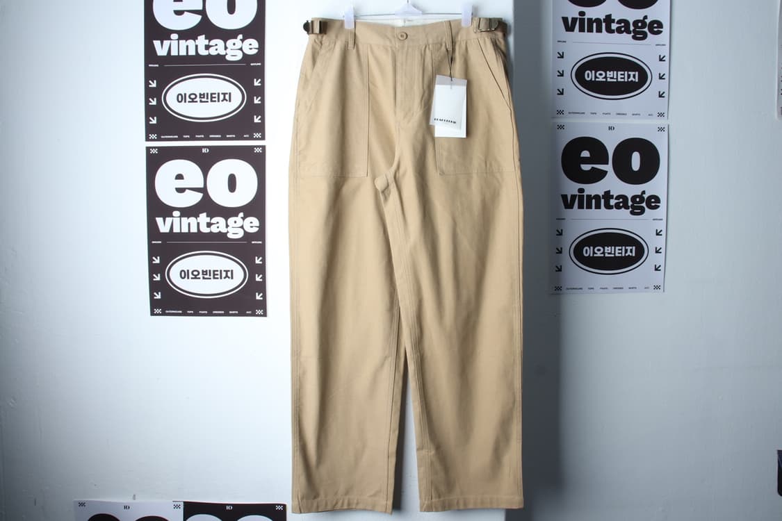 (L-XL) 비얼디드 키드 면바지 팬츠 새상품 퍼티그 벨티드-P10056 상품이미지2
