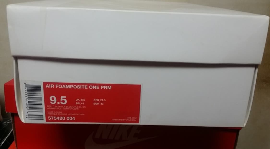 나이키 에어 폼포짓 원 실버 카모 275 상품이미지2