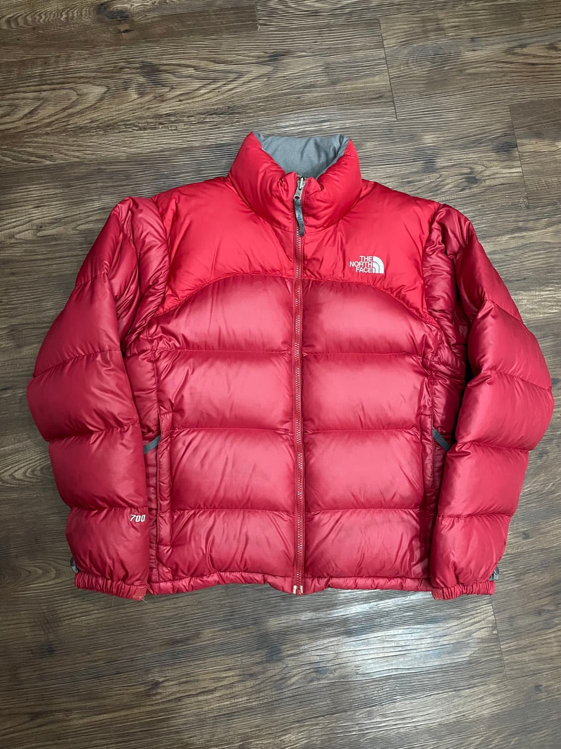 노스페이스 700 눕시 구스다운 푸퍼 패딩 레드 상품이미지1