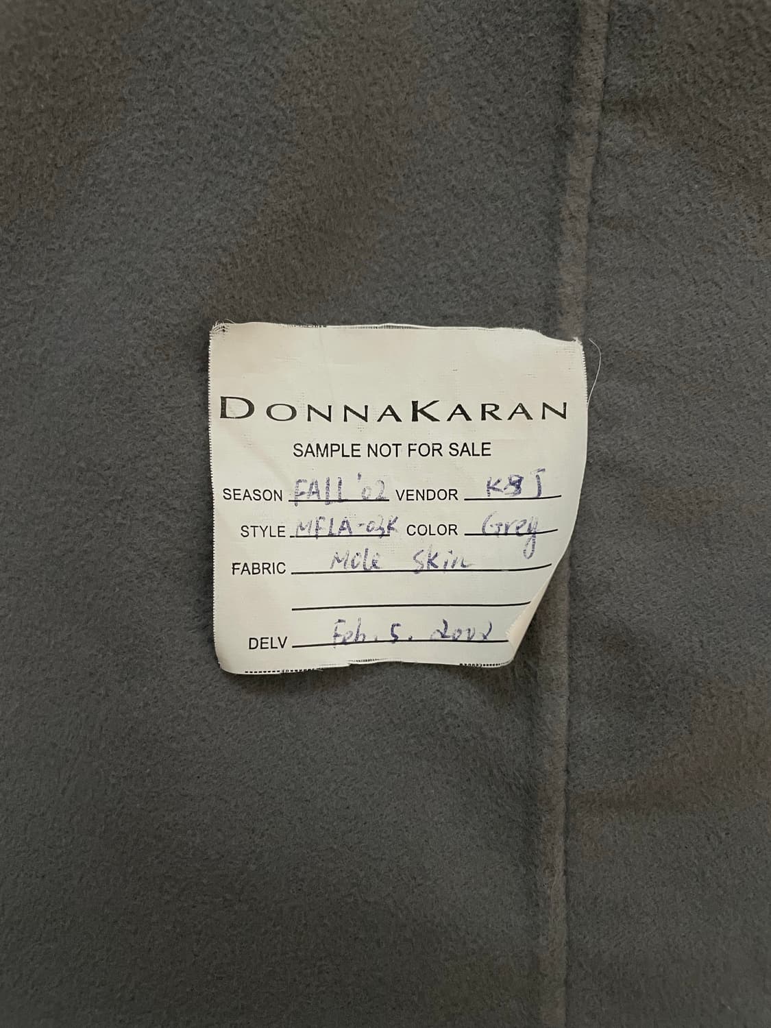 빈티지 DKNY 도나카란 02년도 쇼피스 몰스킨 코트 상품이미지7