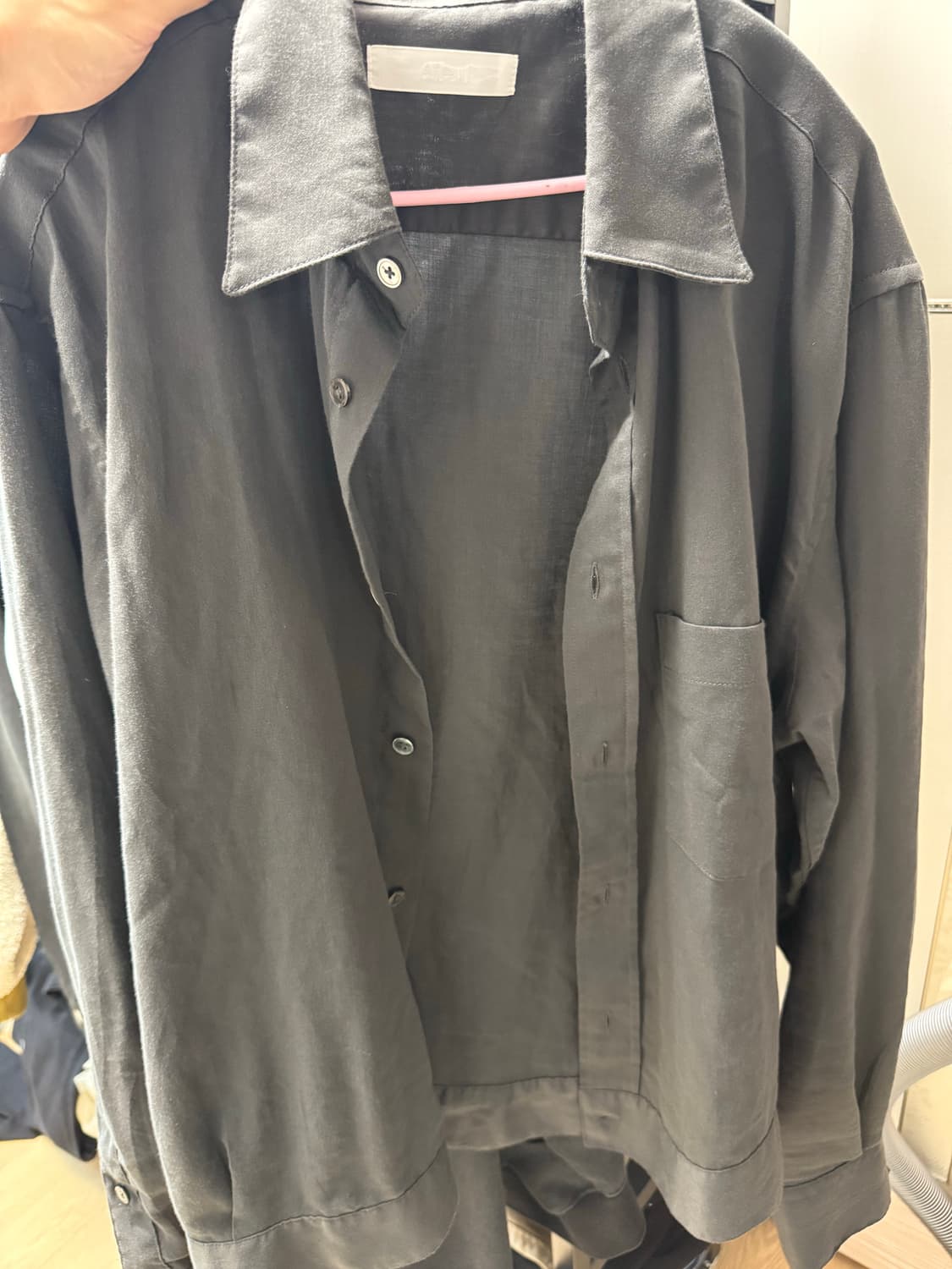 Aieul cop shirts black 48사이즈 상품이미지2