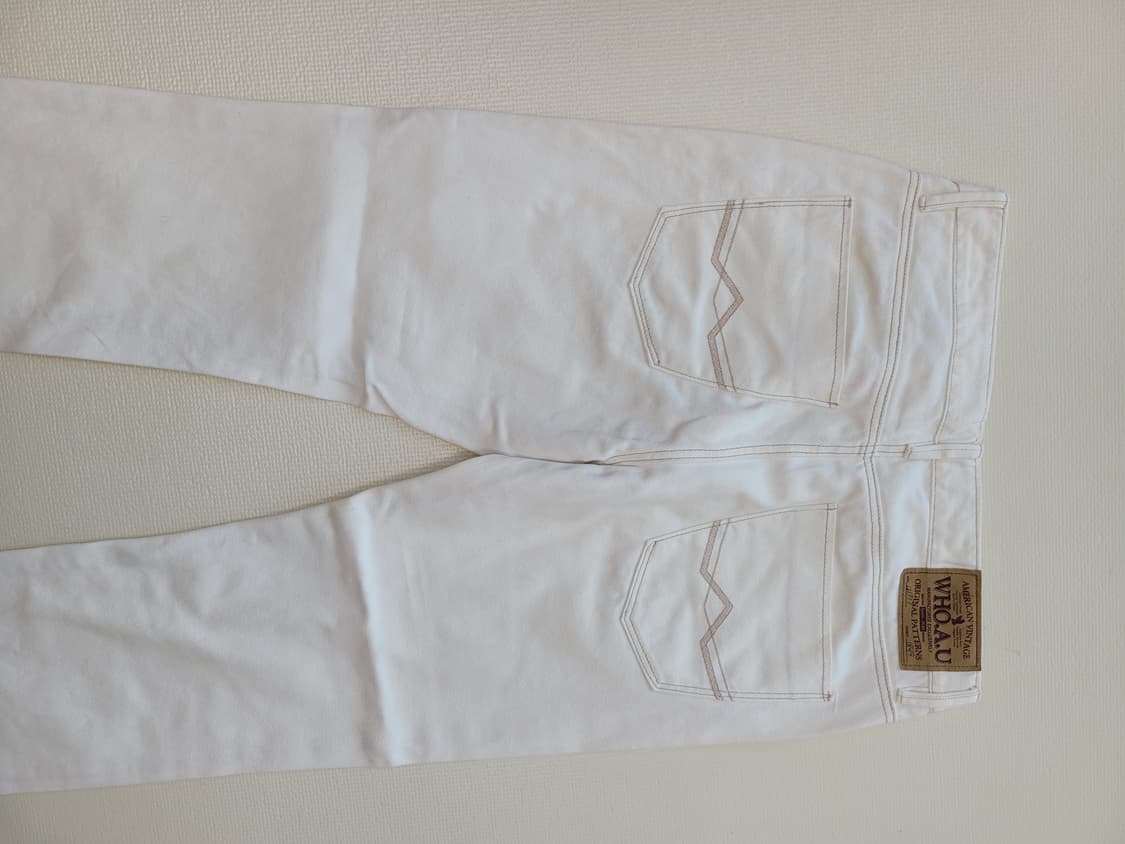 후아유 WHO.A.U 남자 청바지 32 화이트  상품이미지9