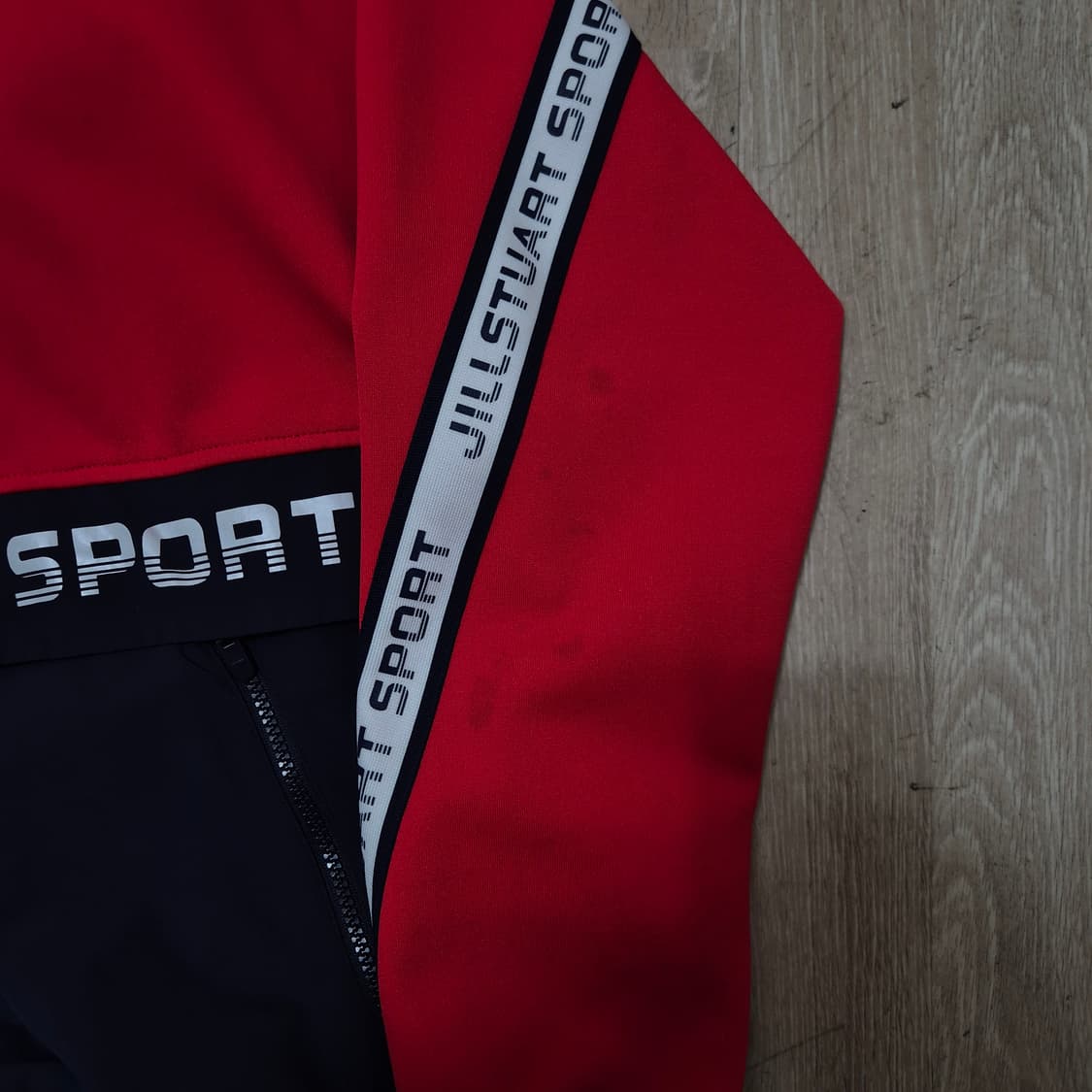 질스튜어트 스포츠 뉴욕 투톤 배색 아노락 후드집업 L(100) 상품이미지6