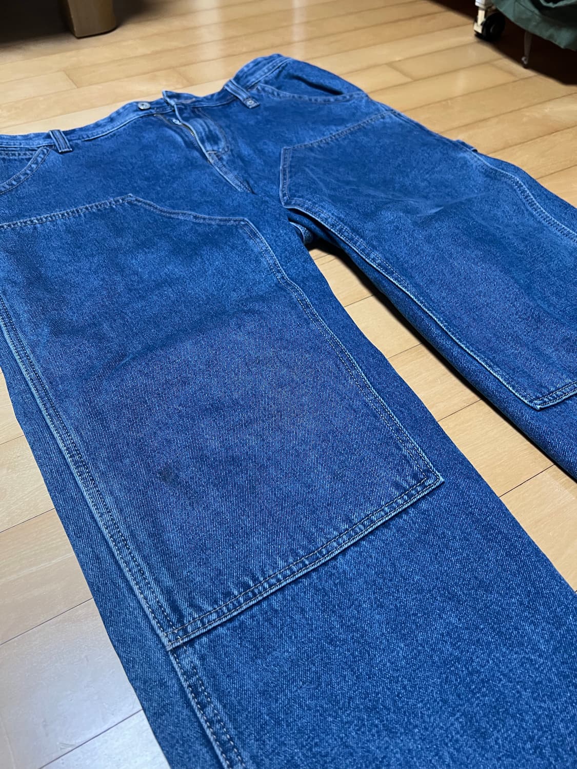 Plac x oam 콜라보 더블니 데님팬트 35 상품이미지1