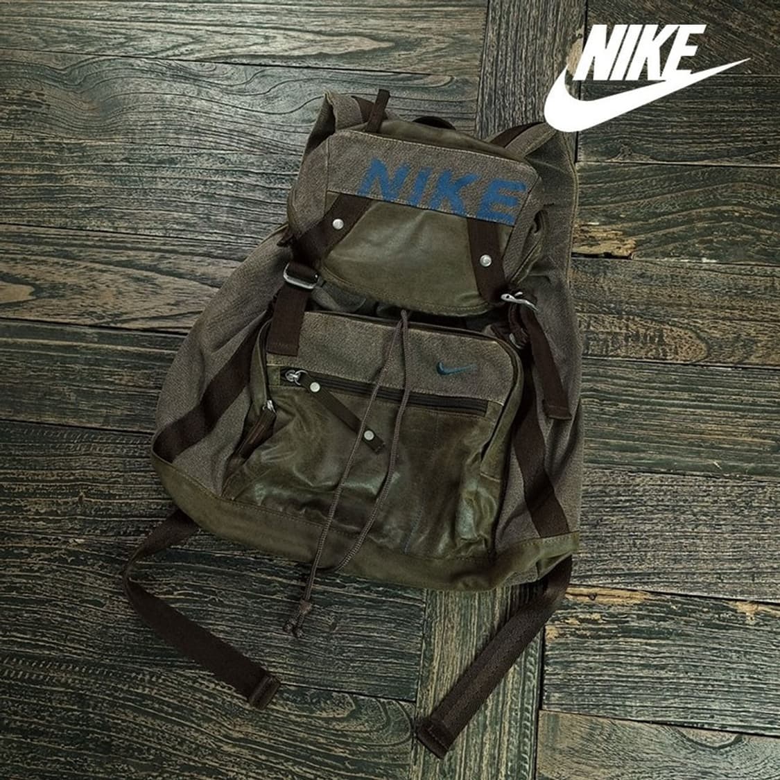 [나이키] 스우시 자수 빈티지 스트랩 백팩 M20090 상품이미지1
