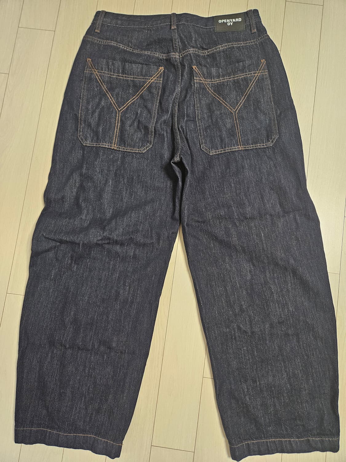 (M)STITCHED WIDE VOLUME PANTS - INDIGO 상품이미지6
