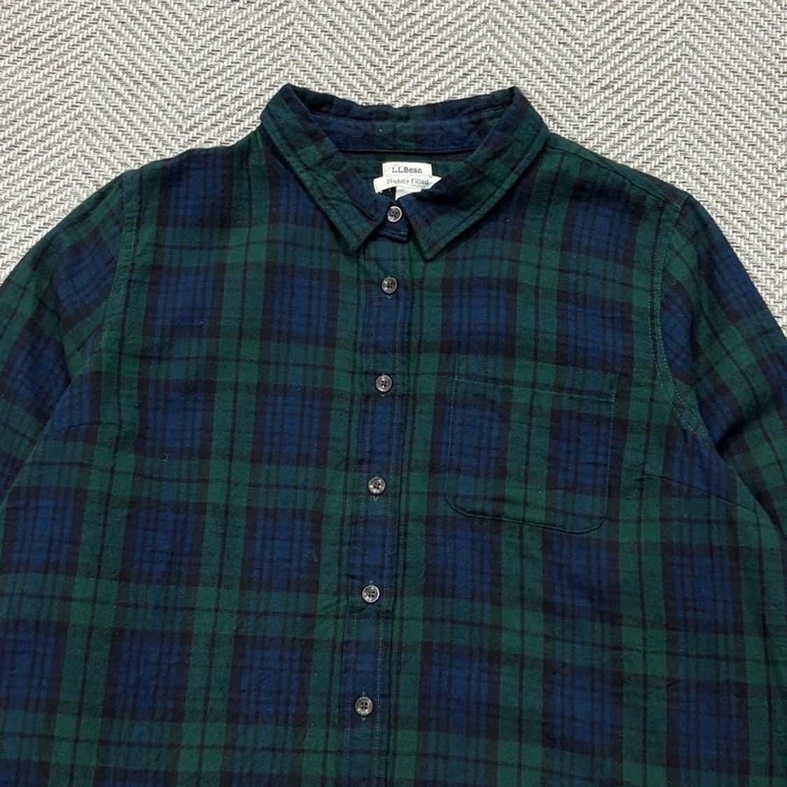 엘엘빈 체크 셔츠 v2366 상품이미지3