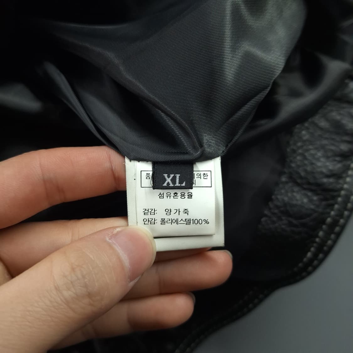 난카이 블랙 스티치 숄더패드 양가죽 램스킨 투웨이 라이더자켓 레더자켓 상품이미지7